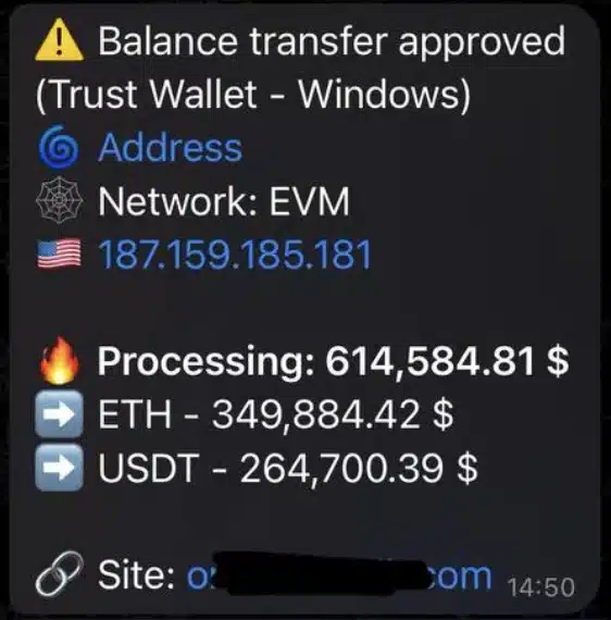 TON Drainer crypto drainer Tonkeeper and Telegram Wallet supported by Quark Drainer