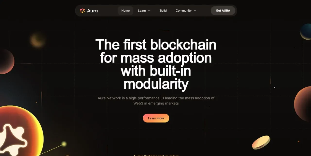 Aura Network fake points claim page – EVM drainer template for Layer 1 airdrop scams